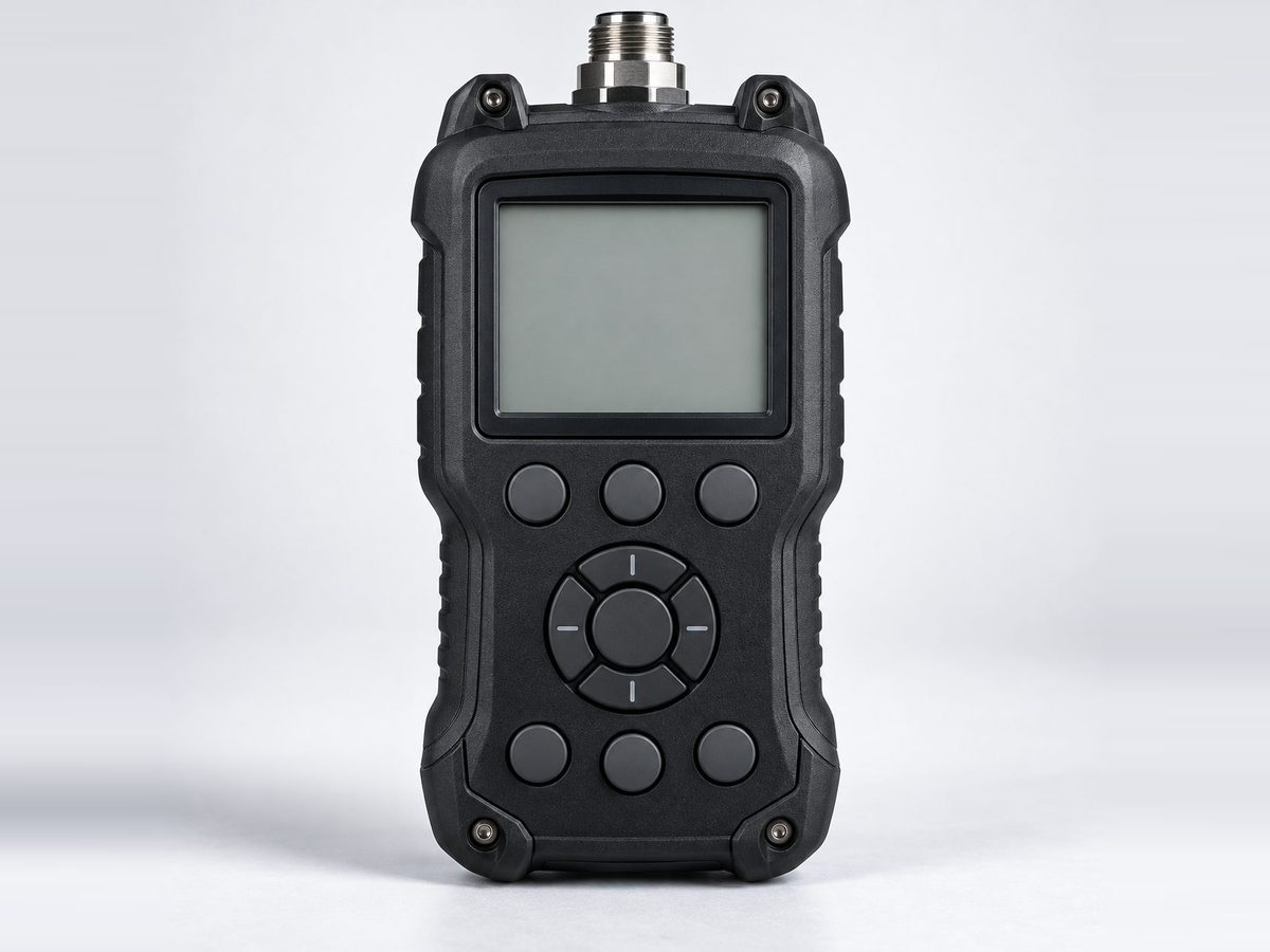 Handheld process meter on a light studio sweep