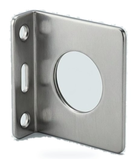 Metal mounting bracket for instrument panels