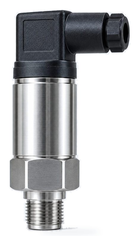 Pressure transmitter with a stainless steel body and cable connector